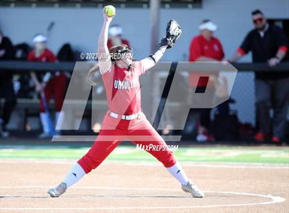 Thumbnail 1 in Ursuline Academy vs. Prairiland (Royse City Varsity Softball Tournament) photogallery.