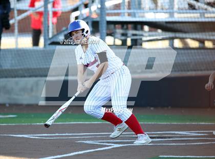 Thumbnail 1 in Ursuline Academy vs. Prairiland (Royse City Varsity Softball Tournament) photogallery.
