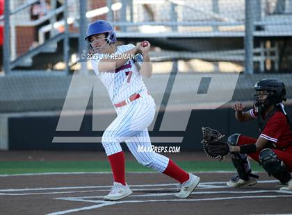 Thumbnail 2 in Ursuline Academy vs. Prairiland (Royse City Varsity Softball Tournament) photogallery.