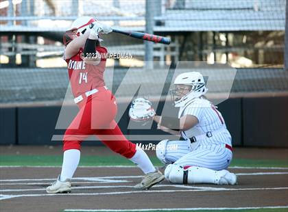 Thumbnail 1 in Ursuline Academy vs. Prairiland (Royse City Varsity Softball Tournament) photogallery.