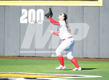 Thumbnail 1 in Ursuline Academy vs. Prairiland (Royse City Varsity Softball Tournament) photogallery.