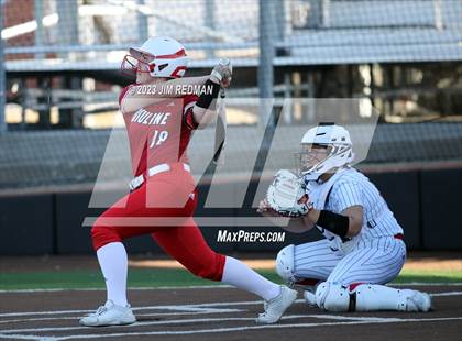 Thumbnail 1 in Ursuline Academy vs. Prairiland (Royse City Varsity Softball Tournament) photogallery.