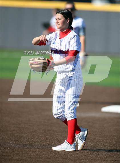 Thumbnail 1 in Ursuline Academy vs. Prairiland (Royse City Varsity Softball Tournament) photogallery.