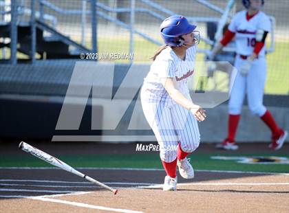 Thumbnail 2 in Ursuline Academy vs. Prairiland (Royse City Varsity Softball Tournament) photogallery.