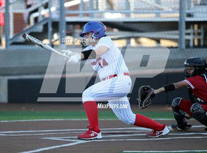 Thumbnail 1 in Ursuline Academy vs. Prairiland (Royse City Varsity Softball Tournament) photogallery.
