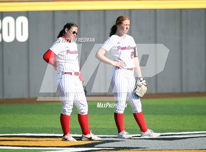 Thumbnail 1 in Ursuline Academy vs. Prairiland (Royse City Varsity Softball Tournament) photogallery.