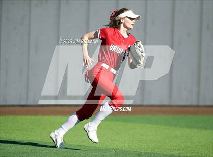 Thumbnail 1 in Ursuline Academy vs. Prairiland (Royse City Varsity Softball Tournament) photogallery.