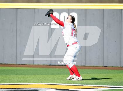 Thumbnail 3 in Ursuline Academy vs. Prairiland (Royse City Varsity Softball Tournament) photogallery.