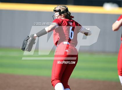 Thumbnail 1 in Ursuline Academy vs. Prairiland (Royse City Varsity Softball Tournament) photogallery.