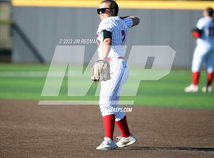 Thumbnail 1 in Ursuline Academy vs. Prairiland (Royse City Varsity Softball Tournament) photogallery.