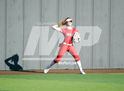 Thumbnail 1 in Ursuline Academy vs. Prairiland (Royse City Varsity Softball Tournament) photogallery.
