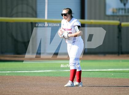 Thumbnail 1 in Ursuline Academy vs. Prairiland (Royse City Varsity Softball Tournament) photogallery.