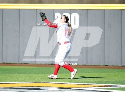 Thumbnail 1 in Ursuline Academy vs. Prairiland (Royse City Varsity Softball Tournament) photogallery.