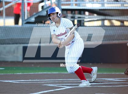 Thumbnail 3 in Ursuline Academy vs. Prairiland (Royse City Varsity Softball Tournament) photogallery.