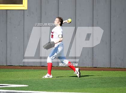 Thumbnail 1 in Ursuline Academy vs. Prairiland (Royse City Varsity Softball Tournament) photogallery.