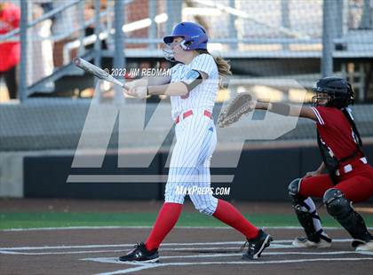 Thumbnail 2 in Ursuline Academy vs. Prairiland (Royse City Varsity Softball Tournament) photogallery.