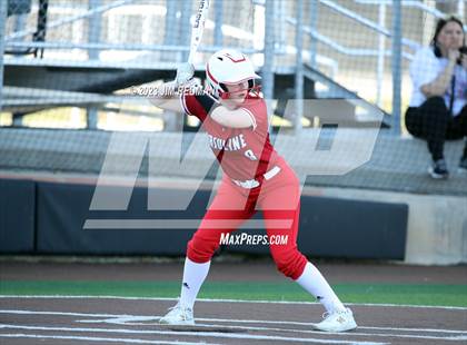 Thumbnail 3 in Ursuline Academy vs. Prairiland (Royse City Varsity Softball Tournament) photogallery.