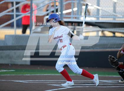 Thumbnail 1 in Ursuline Academy vs. Prairiland (Royse City Varsity Softball Tournament) photogallery.