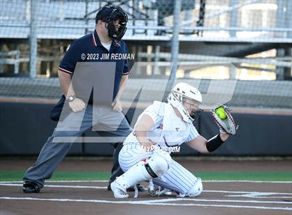 Thumbnail 1 in Ursuline Academy vs. Prairiland (Royse City Varsity Softball Tournament) photogallery.