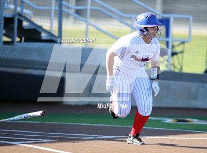 Thumbnail 1 in Ursuline Academy vs. Prairiland (Royse City Varsity Softball Tournament) photogallery.