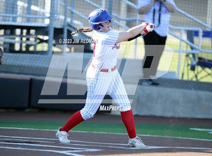 Thumbnail 1 in Ursuline Academy vs. Prairiland (Royse City Varsity Softball Tournament) photogallery.