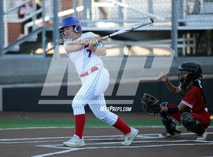 Thumbnail 1 in Ursuline Academy vs. Prairiland (Royse City Varsity Softball Tournament) photogallery.
