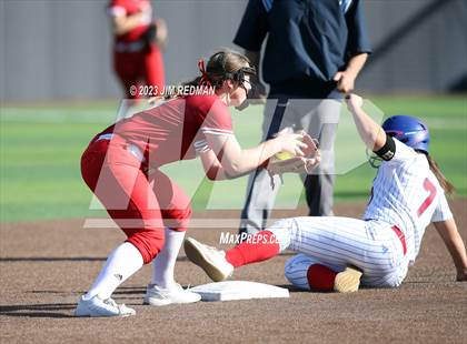 Thumbnail 1 in Ursuline Academy vs. Prairiland (Royse City Varsity Softball Tournament) photogallery.
