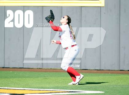 Thumbnail 3 in Ursuline Academy vs. Prairiland (Royse City Varsity Softball Tournament) photogallery.