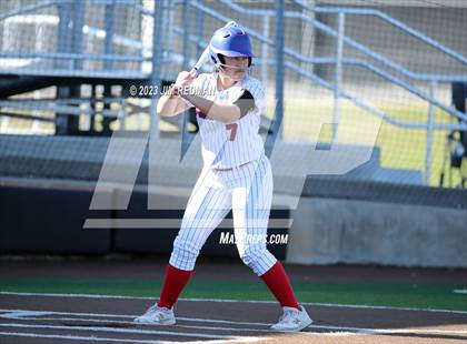 Thumbnail 1 in Ursuline Academy vs. Prairiland (Royse City Varsity Softball Tournament) photogallery.