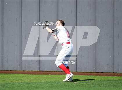 Thumbnail 3 in Ursuline Academy vs. Prairiland (Royse City Varsity Softball Tournament) photogallery.