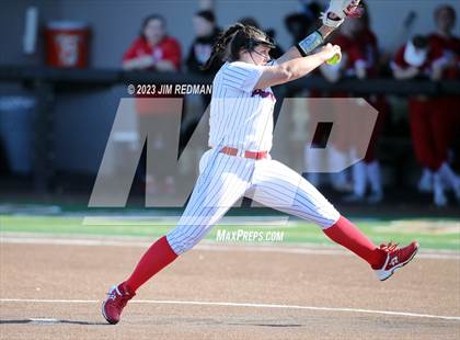 Thumbnail 1 in Ursuline Academy vs. Prairiland (Royse City Varsity Softball Tournament) photogallery.