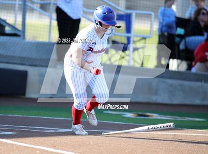 Thumbnail 3 in Ursuline Academy vs. Prairiland (Royse City Varsity Softball Tournament) photogallery.