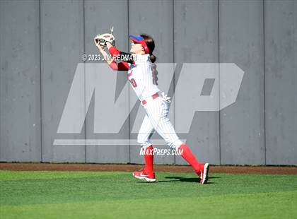 Thumbnail 1 in Ursuline Academy vs. Prairiland (Royse City Varsity Softball Tournament) photogallery.