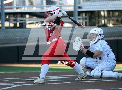Thumbnail 1 in Ursuline Academy vs. Prairiland (Royse City Varsity Softball Tournament) photogallery.