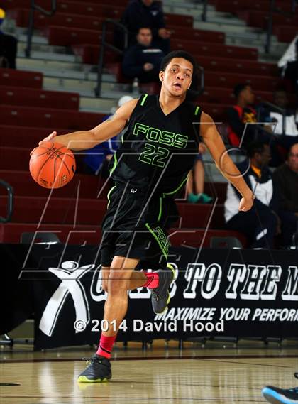 Thumbnail 1 in Foss vs La Quinta (MaxPreps Holiday Classic) photogallery.
