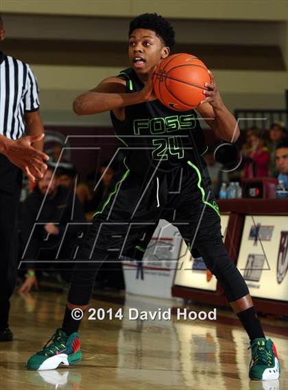 Thumbnail 1 in Foss vs La Quinta (MaxPreps Holiday Classic) photogallery.
