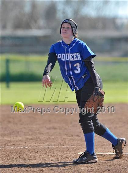 Thumbnail 3 in McQueen vs. Clayton Valley (Victory Pre-Season Tournament) photogallery.