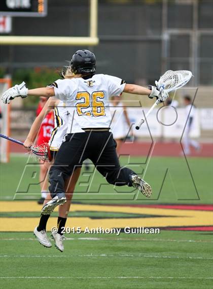 Thumbnail 3 in Foothill vs Los Alamitos (CIF SS Semifinal) photogallery.