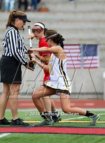 Thumbnail 2 in Foothill vs Los Alamitos (CIF SS Semifinal) photogallery.