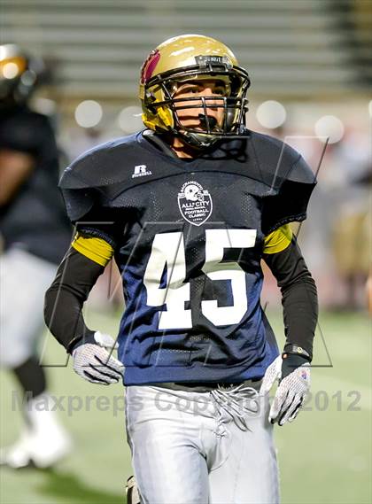 Thumbnail 2 in Sacramento All City Football Classic  photogallery.