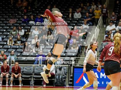 Thumbnail 2 in Iola vs. Schulenburg (UIL 2A Volleyball Semi-Final) photogallery.
