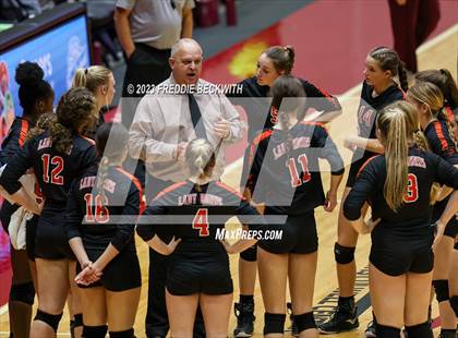 Thumbnail 2 in Iola vs. Schulenburg (UIL 2A Volleyball Semi-Final) photogallery.