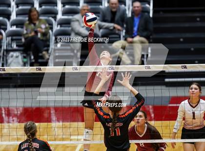Thumbnail 2 in Iola vs. Schulenburg (UIL 2A Volleyball Semi-Final) photogallery.