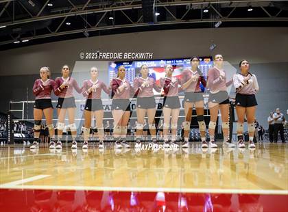 Thumbnail 1 in Iola vs. Schulenburg (UIL 2A Volleyball Semi-Final) photogallery.
