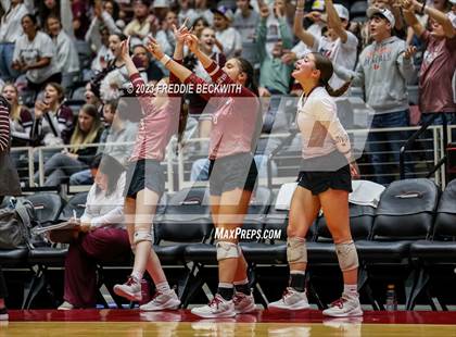 Thumbnail 2 in Iola vs. Schulenburg (UIL 2A Volleyball Semi-Final) photogallery.