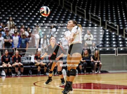 Thumbnail 3 in Iola vs. Schulenburg (UIL 2A Volleyball Semi-Final) photogallery.