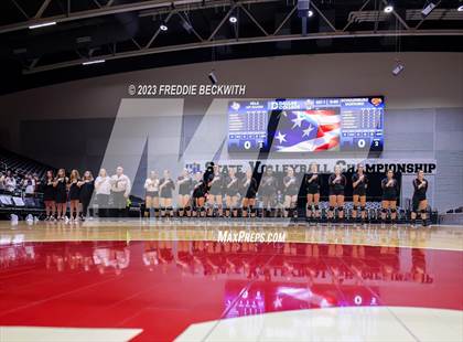 Thumbnail 2 in Iola vs. Schulenburg (UIL 2A Volleyball Semi-Final) photogallery.