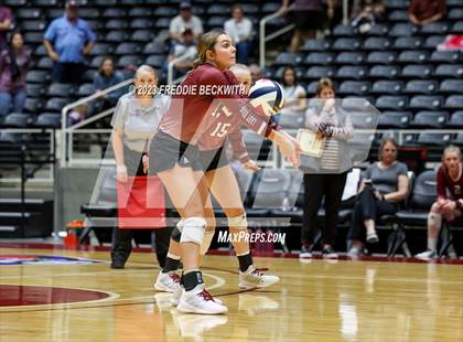 Thumbnail 2 in Iola vs. Schulenburg (UIL 2A Volleyball Semi-Final) photogallery.