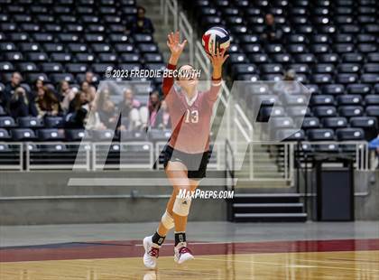 Thumbnail 3 in Iola vs. Schulenburg (UIL 2A Volleyball Semi-Final) photogallery.