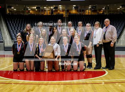 Thumbnail 3 in Iola vs. Schulenburg (UIL 2A Volleyball Semi-Final) photogallery.